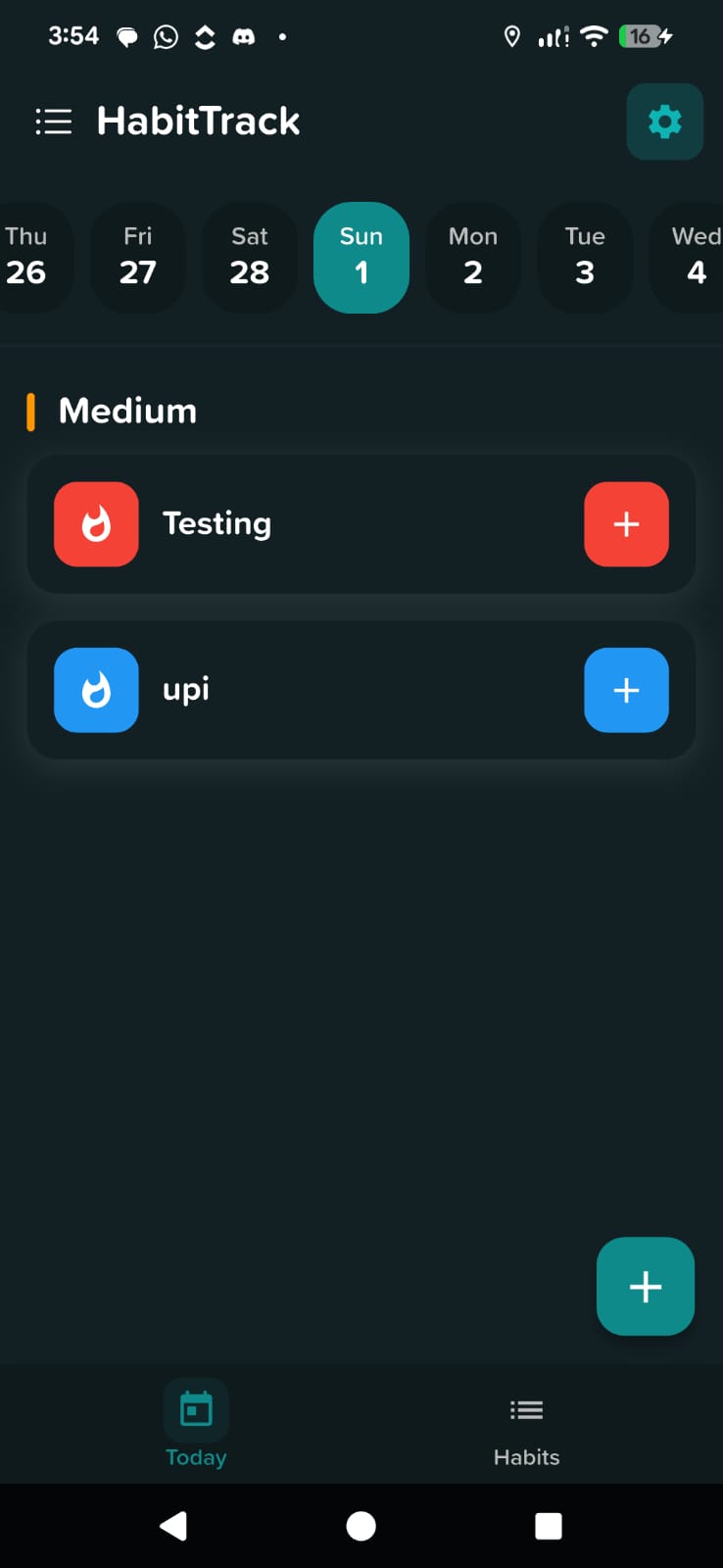 Habit Tracker – TICK IT 4