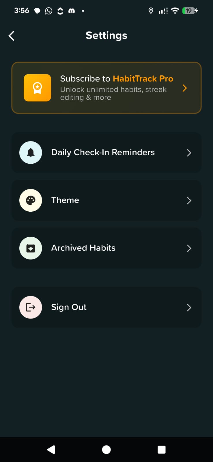 Habit Tracker – TICK IT 5