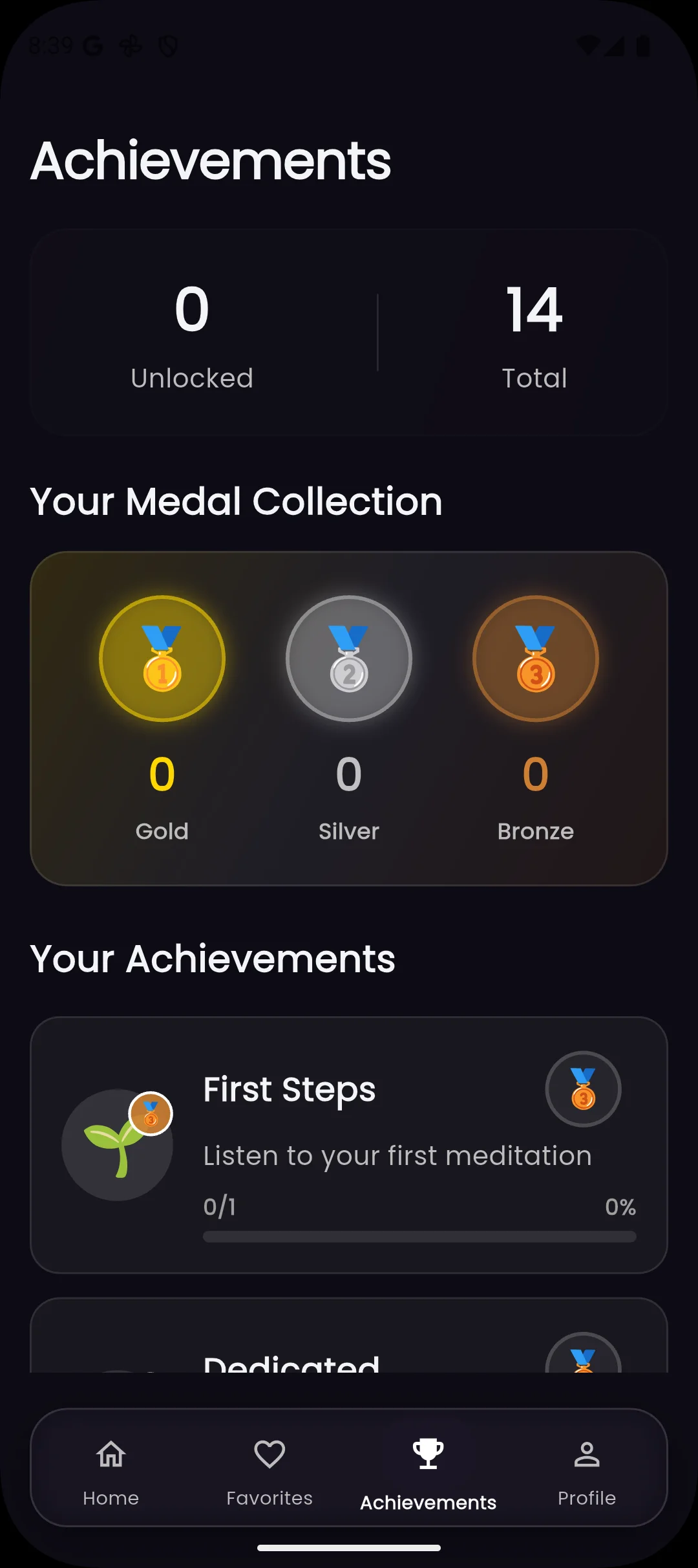 Meditation and audio therapy app for focus and wellness