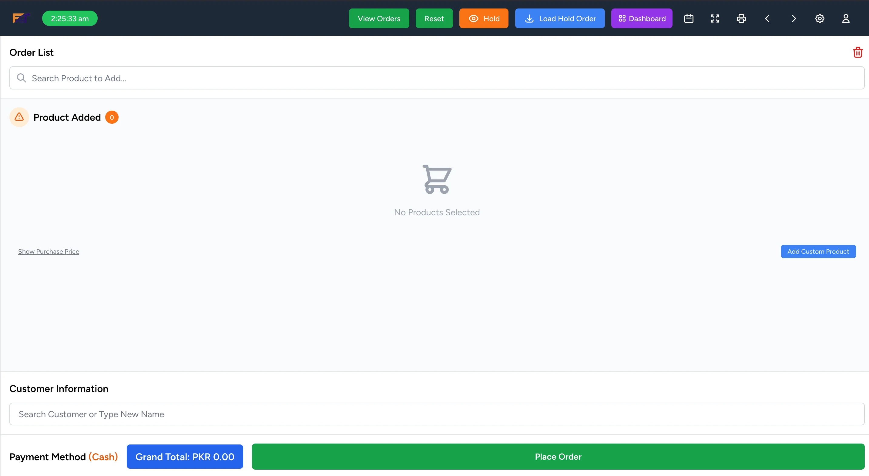 Point of sale and retail management web app